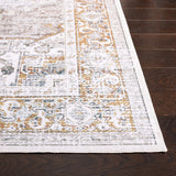 Safavieh Arizona 116 Power Loomed Traditional Rug Beige / Gold Polyester Pile