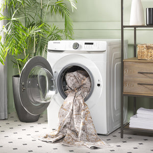 Safavieh Arizona Exquisite Power Loomed Rug With Timeless Traditional Design For Elegant Home Decor Mastery Beige ,Gold Polyester Arz116b-210