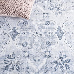 Safavieh Arizona 118 Power Loomed Polyester Rug Light Grey / Grey Green ARZ118F-9