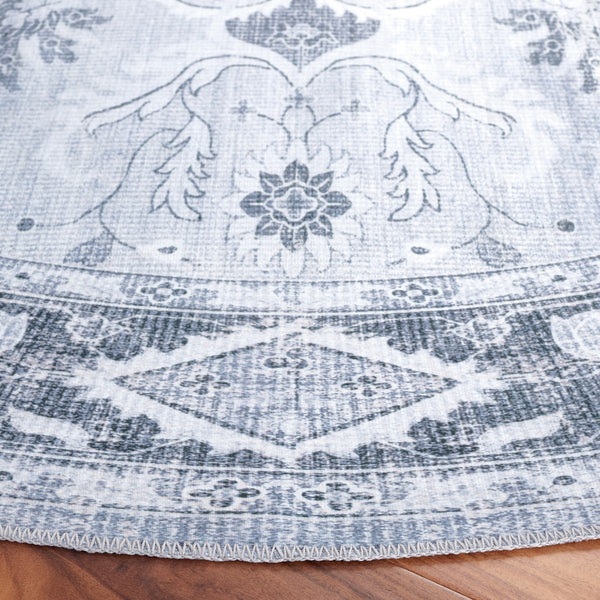 Safavieh Arizona 118 Power Loomed Polyester Rug Light Grey / Grey Green ARZ118F-9