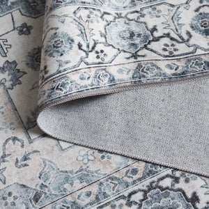 Safavieh Arizona Traditional Area Rug - Timeless Elegance In Ivory And Blue For Modern Living Spaces Ivory ,Blue Polyester Pile Arz123a-5ov