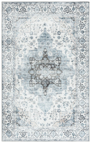 Safavieh Arizona Traditional Area Rug - Timeless Elegance In Ivory And Blue For Modern Living Spaces Ivory ,Blue Polyester Pile Arz123a-5ov