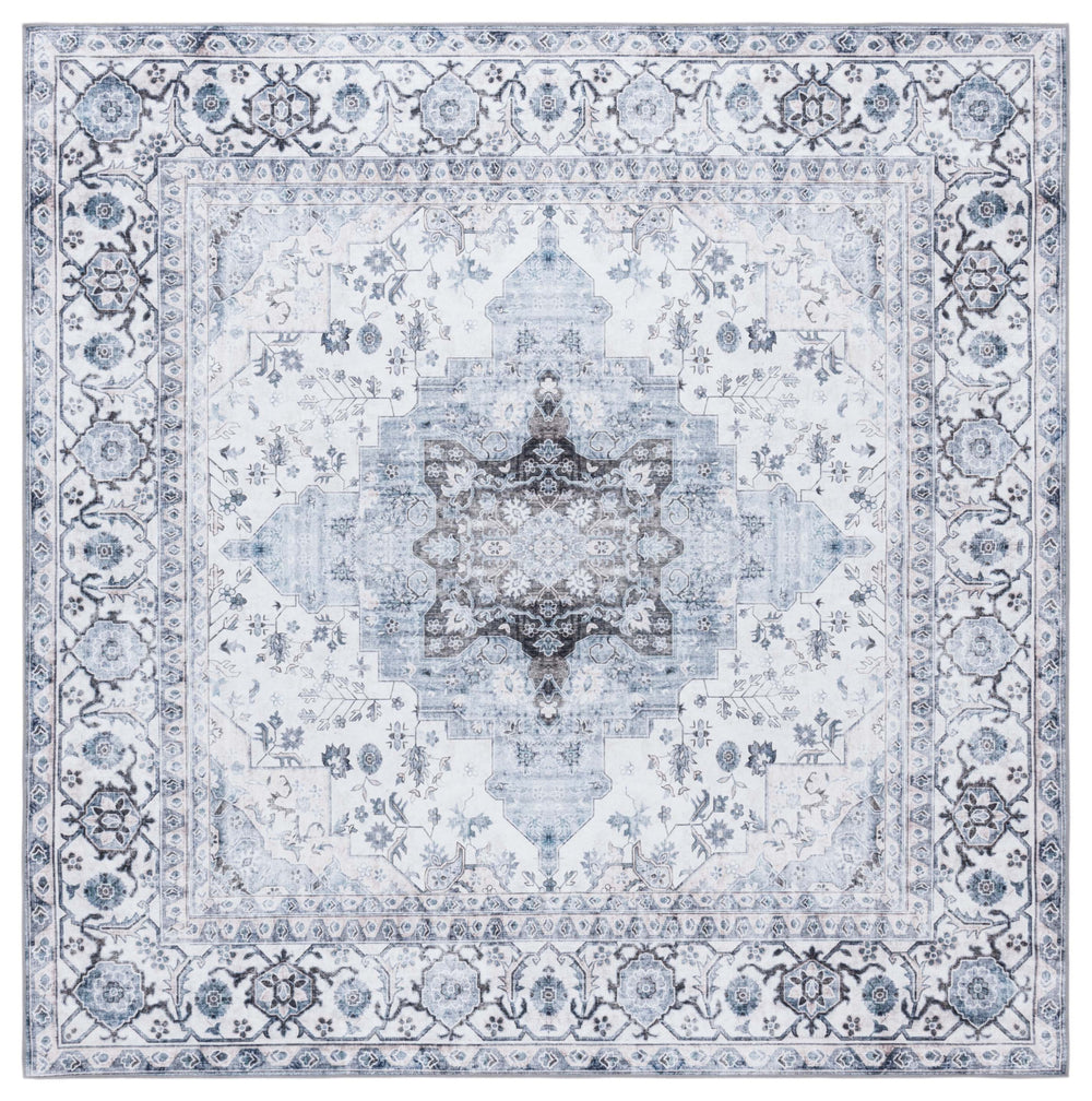 Safavieh Arizona 123 ARZ123 Power Loomed Traditional Rug Ivory / Blue ARZ123A-6