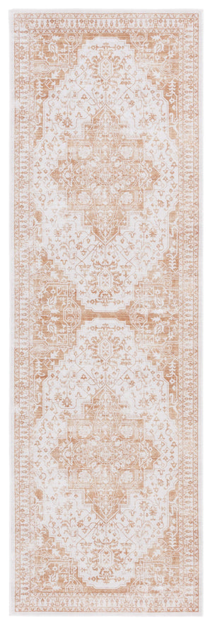 Safavieh Arizona 5x8 Oval Area Rug In Beige And Gold - Elegant Traditional Style, Soft, Durable, Washable Design Beige ,Gold Polyester Pile Arz127b-5ov