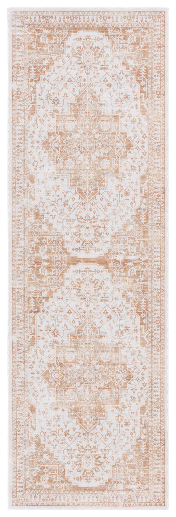 Safavieh Arizona 5x8 Oval Area Rug In Beige And Gold - Elegant Traditional Style, Soft, Durable, Washable Design Beige ,Gold Polyester Pile Arz127b-5ov