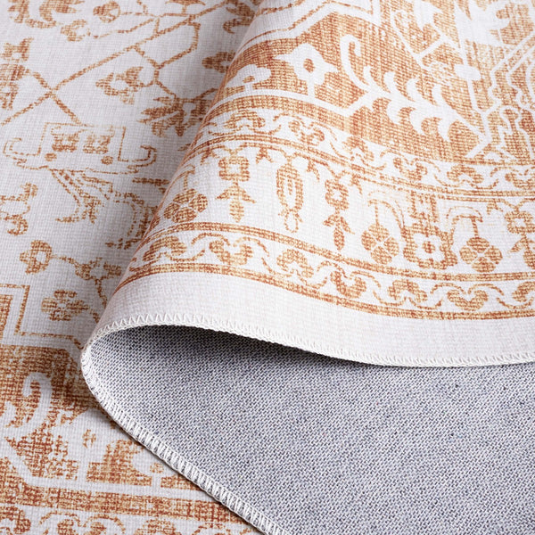 Safavieh Arizona 127 Power Loomed Polyester Rug Beige / Gold ARZ127B-9