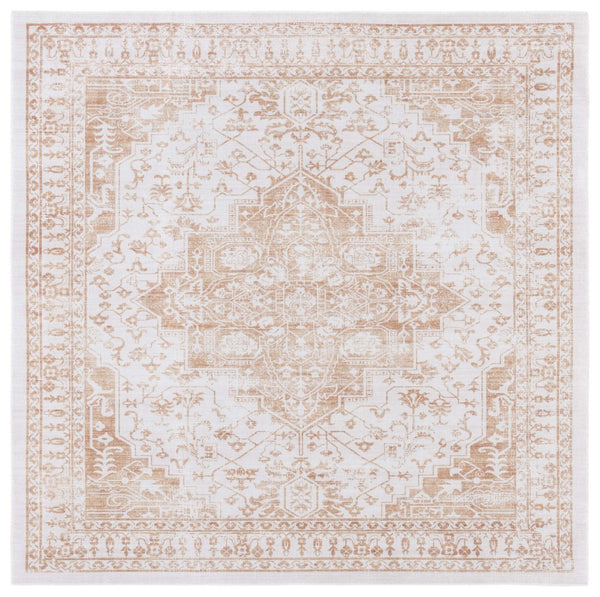Safavieh Arizona 127 Power Loomed  Rug Beige / Gold ARZ127B-6SQ