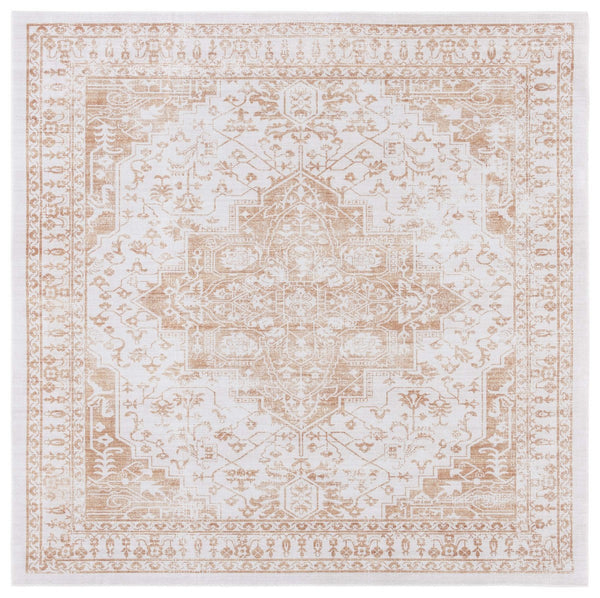 Safavieh Arizona 127 Power Loomed Polyester Rug Beige / Gold ARZ127B-9