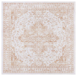 Safavieh Arizona 5x8 Oval Area Rug In Beige And Gold - Elegant Traditional Style, Soft, Durable, Washable Design Beige ,Gold Polyester Pile Arz127b-5ov