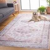 Safavieh Arizona 132 Power Loomed Traditional Rug Beige / Taupe Polyester Pile