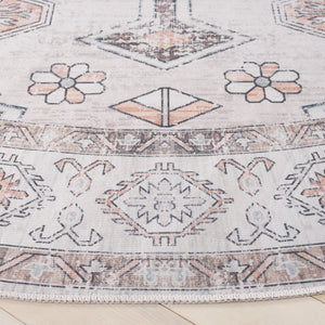 Safavieh Arizona 132 Power Loomed Traditional Rug Beige / Taupe Polyester Pile