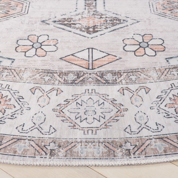 Safavieh Arizona 132 Power Loomed Traditional Rug Beige / Taupe Polyester Pile
