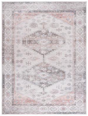 Safavieh Arizona 132 Power Loomed Traditional Rug Beige / Taupe Polyester Pile