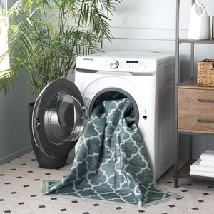 Safavieh Arizona 172 Power Loomed Contemporary Rug Green Polyester Pile