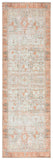 Safavieh Arizona 199 Power Loomed Traditional Rug Rust / Sage 6' x 6' Square ARZ199P-6SQ