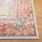 Safavieh Arizona 199 Power Loomed Traditional Rug Rust / Sage 6' x 6' Square ARZ199P-6SQ