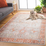 Safavieh Arizona 199 Power Loomed Traditional Rug Rust / Sage 6' x 6' Square ARZ199P-6SQ