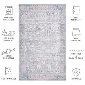Safavieh Arizona 199 Power Loomed Traditional Rug Dark Sage / Ivory 9' x 12' ARZ199W-9