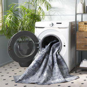 Safavieh Arizona Elegant Runner Rug For Hallways – Timeless Design, Washable, Slip-resistant, Classic Charm Grey ,Beige Polyester Arz207f-5