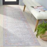 Safavieh Arizona 210 Power Loomed Traditional Rug Sage / Rust Polyester