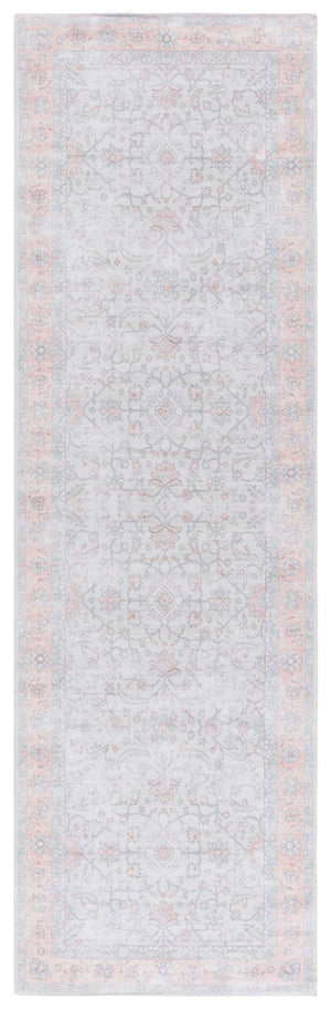 Safavieh Arizona 210 Power Loomed Traditional Rug Sage / Rust Polyester
