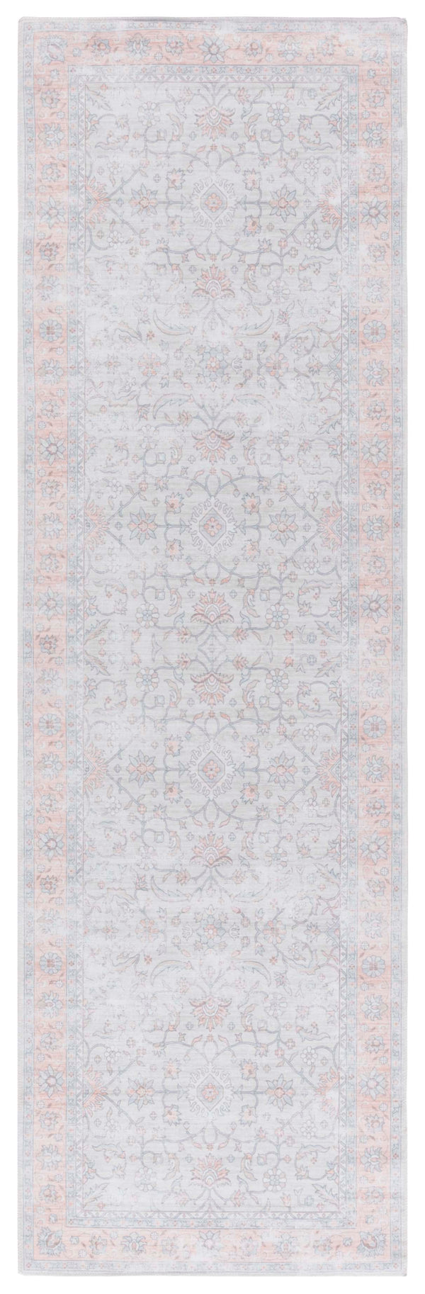 Safavieh Arizona 210 Power Loomed Traditional Rug Sage / Rust Polyester
