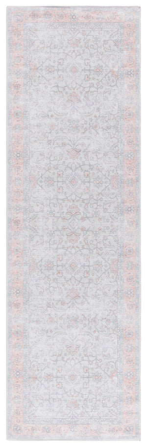 Safavieh Arizona 210 Power Loomed Traditional Rug Sage / Rust Polyester