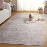 Safavieh Arizona 210 Power Loomed Traditional Rug Sage / Rust Polyester