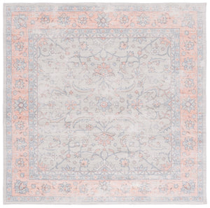 Safavieh Arizona 210 Power Loomed Traditional Rug Sage / Rust Polyester