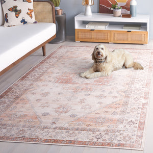 Safavieh Arizona 212b Beige / Rust Beige ,Rust Polyester Arz212b-6r