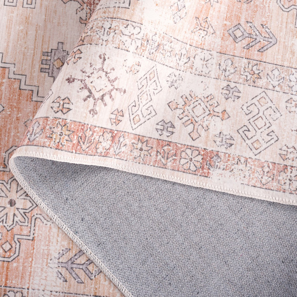 Safavieh Arizona 212b Beige / Rust Beige ,Rust Polyester Arz212b-6r