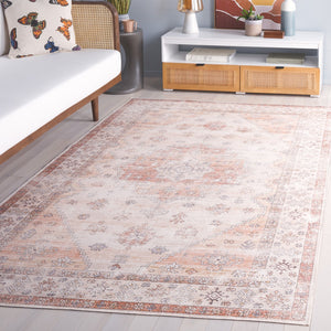 Safavieh Arizona 212b Beige / Rust Beige ,Rust Polyester Arz212b-6r