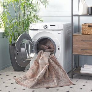 Safavieh Arizona 212b Beige / Rust Beige ,Rust Polyester Arz212b-6r