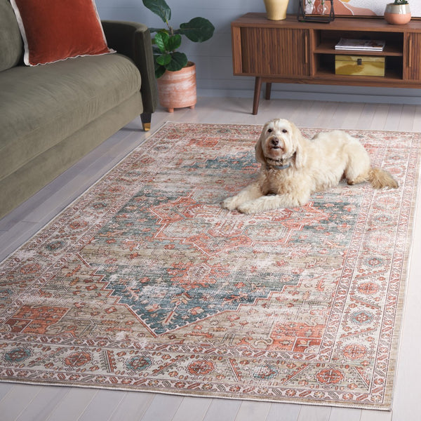 Safavieh Arizona 213w Sage / Rust Sage ,Rust Polyester Arz213w-5