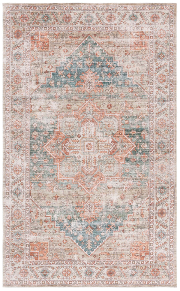 Safavieh Arizona 213w Sage / Rust Sage ,Rust Polyester Arz213w-5