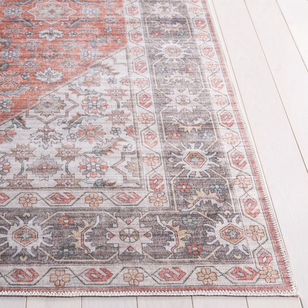 Safavieh Arizona 215p Rust / Olive Rust ,Olive Polyester Arz215p-8