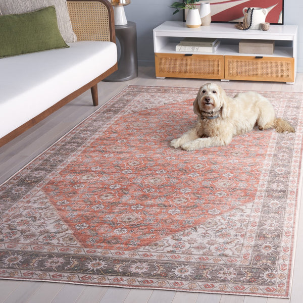 Safavieh Arizona 215p Rust / Olive Rust ,Olive Polyester Arz215p-8