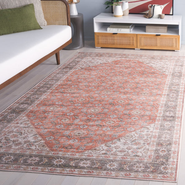 Safavieh Arizona 215p Rust / Olive Rust ,Olive Polyester Arz215p-8