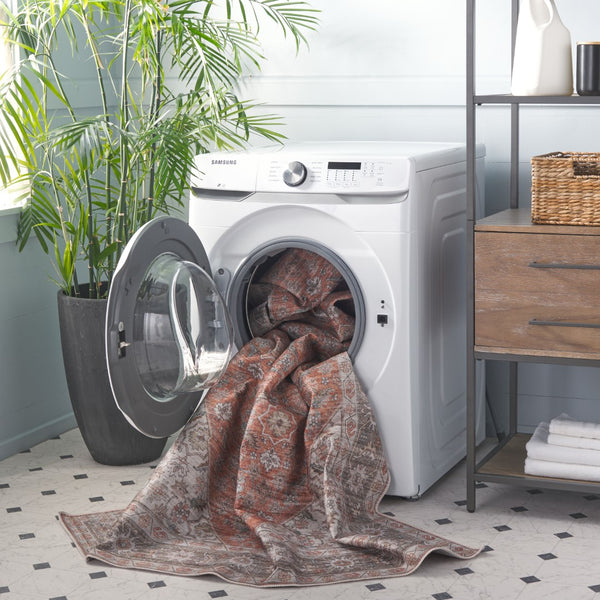 Safavieh Arizona 215p Rust / Olive Rust ,Olive Polyester Arz215p-8