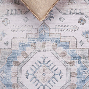 Safavieh Arizona 216f Grey / Blue Grey ,Blue Polyester Arz216f-4