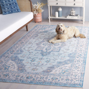 Safavieh Arizona 218m Light Blue / Ivory Light Blue ,Ivory Polyester Arz218m-6