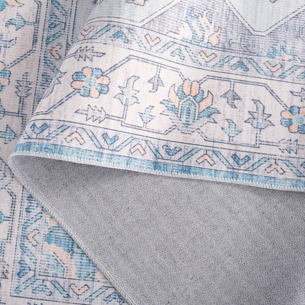 Safavieh Arizona 218m Light Blue / Ivory Light Blue ,Ivory Polyester Arz218m-6