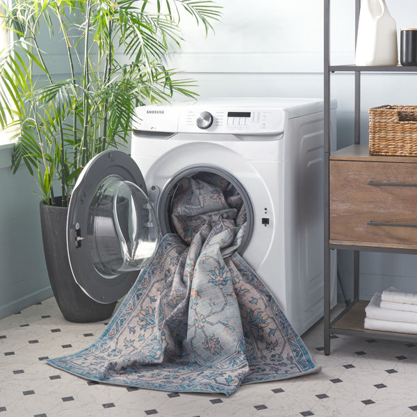 Safavieh Arizona 218m Light Blue / Ivory Light Blue ,Ivory Polyester Arz218m-6