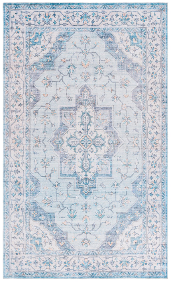 Safavieh Arizona 218m Light Blue / Ivory Light Blue ,Ivory Polyester Arz218m-6