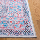 Safavieh Arizona 223 Power Loomed Traditional Rug Rust / Navy Polyester Pile