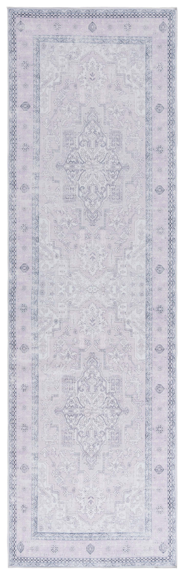 Safavieh Arizona 223 Power Loomed Traditional Rug Pink / Beige Polyester Pile