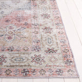 Safavieh Arizona 229 Power Loomed Traditional Rug Olive / Red Polyester