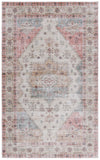 Safavieh Arizona 229 Power Loomed Traditional Rug Olive / Red Polyester