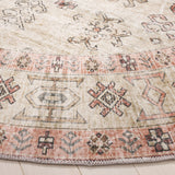 Safavieh Arizona 229 Power Loomed Traditional Rug Olive / Red Polyester