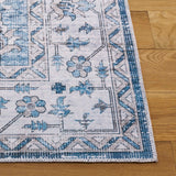 Safavieh Arizona 236 Power Loomed Traditional Rug Grey / Blue Polyester